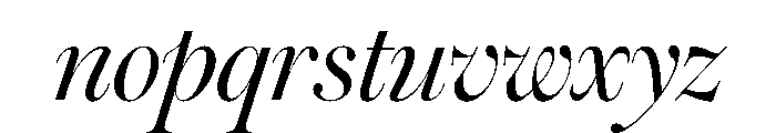 Warbler Display Italic Font LOWERCASE