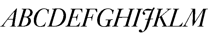 Warbler Italic Font UPPERCASE