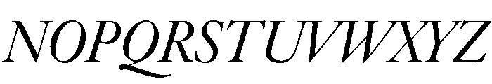 Warbler Italic Font UPPERCASE