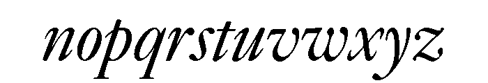 Warbler Italic Font LOWERCASE