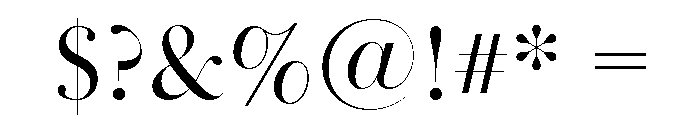 Warbler Regular Font OTHER CHARS