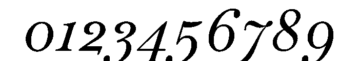 Warbler Text Italic Font OTHER CHARS