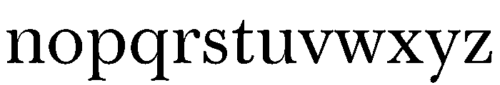 Warbler Text Regular Font LOWERCASE