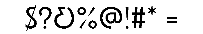 Waverly CF Demi Bold Font OTHER CHARS