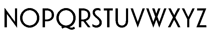 Waverly CF Demi Bold Font UPPERCASE