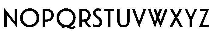 Waverly CF Demi Bold Font LOWERCASE