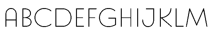 Waverly Cf Extra Light Font UPPERCASE
