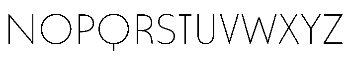 Waverly Cf Extra Light Font UPPERCASE