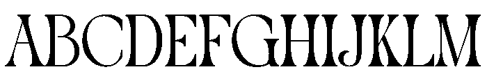 WADER Font UPPERCASE