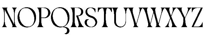 WADER Font LOWERCASE