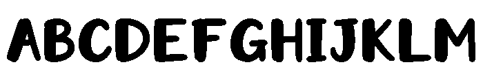 WARARY Regular Font UPPERCASE