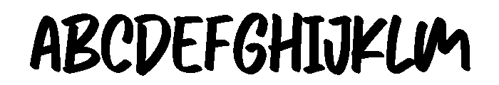 Wacali Font UPPERCASE