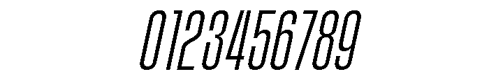 Wackers Italic Sans Font OTHER CHARS