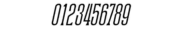 Wackers Italic Serif Font OTHER CHARS
