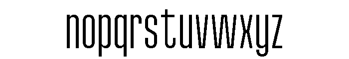 Wackers Sans Font LOWERCASE