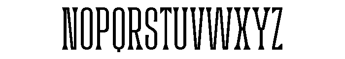 Wackers Serif Font UPPERCASE