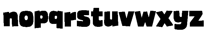 Wacky Pop Font LOWERCASE