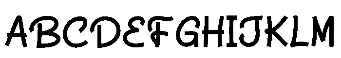Wacky Urbane Font UPPERCASE