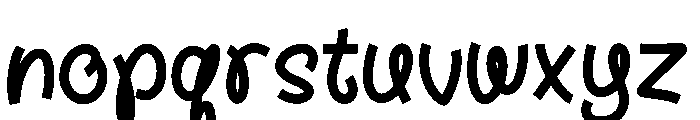 Wacky Urbane Font LOWERCASE