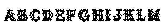 Wade Regular Font UPPERCASE