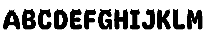 Wael Regular Font UPPERCASE