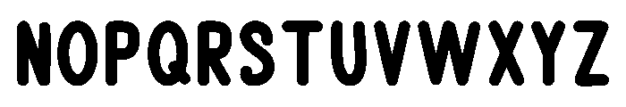 Waffle Bloom Regular Font UPPERCASE