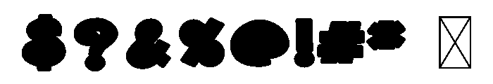 Waffle Wow CF Font OTHER CHARS