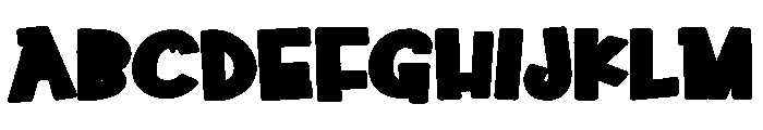 Waffle Wow CF Font UPPERCASE