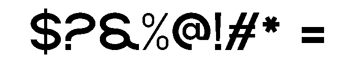Wahoya Font OTHER CHARS