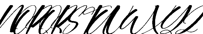 Waithers Font UPPERCASE