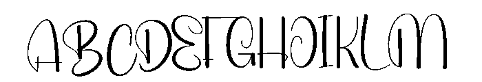 Waiting Beautyday Font UPPERCASE