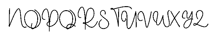 Waitlist Graduating Font UPPERCASE