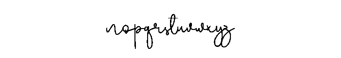 Waitlist Graduating Font LOWERCASE