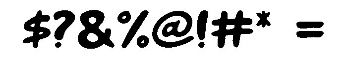 Wakupo Font OTHER CHARS
