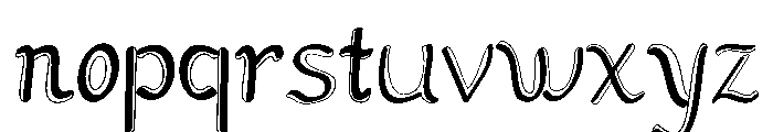 Walden Font LOWERCASE