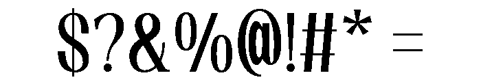 Waldien Regular Font OTHER CHARS