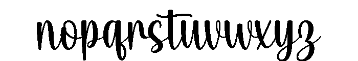 Walk Alone Font LOWERCASE