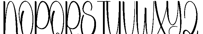 Walked Font UPPERCASE