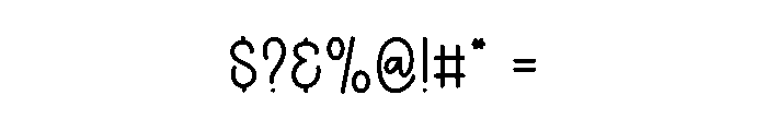 Walkways Font OTHER CHARS