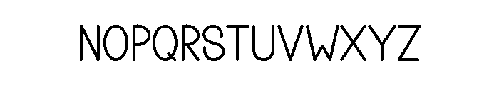 Walkways Font LOWERCASE