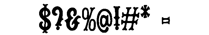Wampi Font OTHER CHARS