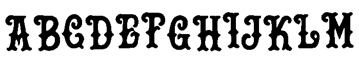 Wampi Font UPPERCASE
