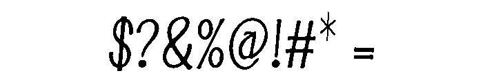 WanderInk Font OTHER CHARS