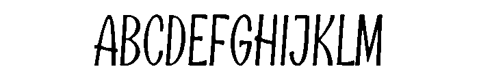 WanderInk Font UPPERCASE
