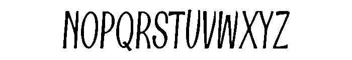 WanderInk Font UPPERCASE