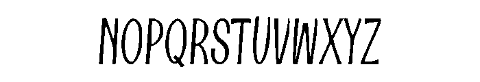 WanderInk Font LOWERCASE