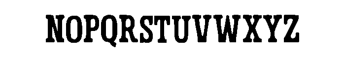 Wanted_Poster Font LOWERCASE