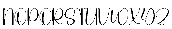 Wanted Sunday Font UPPERCASE