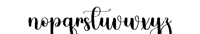 Wanted Sunday Font LOWERCASE