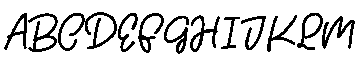 Wanti Font UPPERCASE